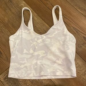 White Camo Lululemon Align Tank